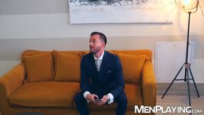 Franky Fox worships his boyfriend Marco Napolis cock and feet