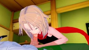 yoh takes anna - shaman king parody