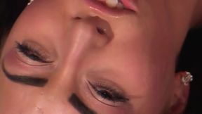 Handjob with Two Penis of Scne 18 Year Old Brunette