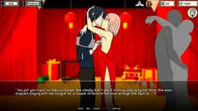 Sakurai Tempts Her Sensei in Hot 3D Hentai Ninja Tryst