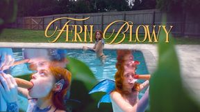Fernblowy - Underwater Bratty Fairy Blowjob on Cumming Dildo - Jasper Reed