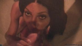 ”Tiny Trisha Blowjob & Screwed on top”