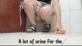 Too much urine for the