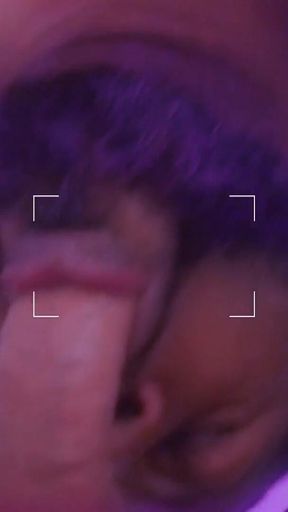 Sucking on Mommy Fat Girl Cock