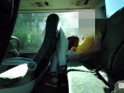 Handjob in the bus
