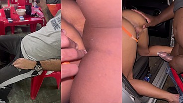 Esposa fez DP no dogging parte 1: noite completa do bar me exibindo para a rua levando muita pirocada no cu e na bucetinha. Terminei bebendo muito leitinho de vários machos. Corno registrou!