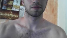 Hairy Alex Plays with His Dick