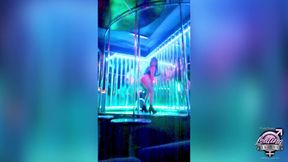 Trans slut Amber Alisson nightclub whore getting a client suck cock and getting rimmed