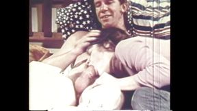 Sexy vintage bitch takes a big hard cock in her mouth