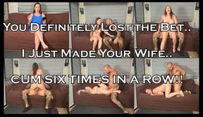 I Beat Your Wife in a Cum Competition SIX TIMES IN A ROW