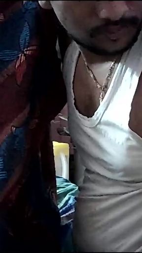 Key moment from &quot;Indian house wife big boobs pressing&quot;
