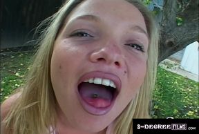 3RD DEGREE FILMS - Hungry Diamond 4ever Takes 3 Cocks i