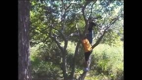 Fucked by ebony boy in exhib forest