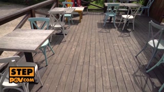 POV threeway with your sexy lesbian stepsister Alexis Crystal and Zlata Shine - itsPOV