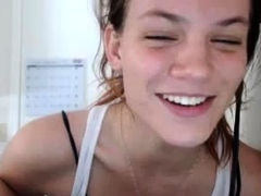 Cute Teen Masturbate In A Sex Swing