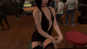 Jade Fucks a Slimm Bitch in Black Dress