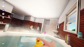 My Busty Hot Roommate Taking a Shower - My Bath Tub Companion - Gameplay
