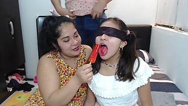 Le di la polla de mi marido a mi hijastra