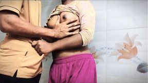 Khala Wasn&#039;t Home. So Her Husband Showered with Me and Touched Me Everywhere. Hot teen girl.