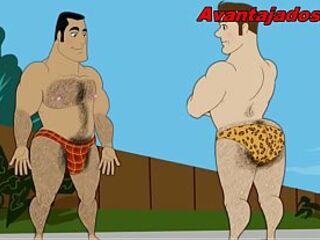 Homosexual Sex Drawing Coworkers