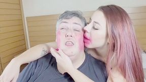 KISSING MY LOVER'S DELICIOUS CHEEKS - BY ARIEL - CLIP 4 IN FULL HD