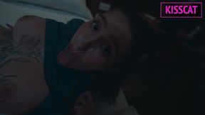step mom fucks with step son till twice cum in shared hotel room with one bed