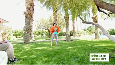 BTS - Jena LaRose Shows Her Boobs And Ass During Her Photoshoot!