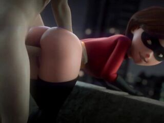 Helen Parr biggest butt doggy style anal sex - Incredibles (FpsBlyck)