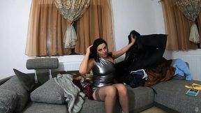 Furhooded Down-jackets Lover Gives Hot Blowjob & Takes Fucked Hard