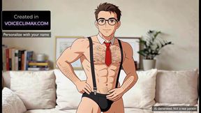 Audio Story: Sexy Otter in Tie &amp; Suspenders - Long-Distance DnD Buddy's JOI Cum Command