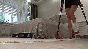 injured leg