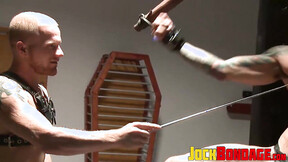 The big & fleshy dick of Luke Riley met & sparked the floppy member of Nick