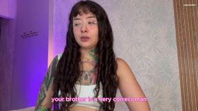 The priest's hot wife fucks her brother-in-law