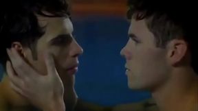 Gay Scene between two actors in a movie - Monster Pies | gaylavida.com