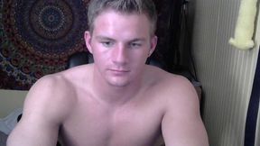 American Man Jake Plays with His Dick