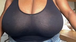Big Tits Gym Bra