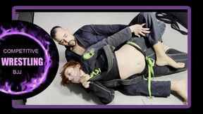 The Triumph of Prowess: Mel Fire and the Definitive Victory in Kimono Wrestling (1080) - Mixed Wrestling - Challenges - Strong Women - Kimono - Scissorhold copy