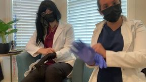 Medical sissification Appointment 2 w Dash McKinzie - role play, feminization, femdom pov, double femdom, medical role play, medical fetish, gloves fetish, sph, degradation, humiliation, sissification, sph, pegging, dildo sucking MOV