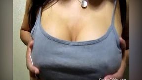 gabby quinteros fucked her vagina after she took her pants off!