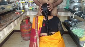 Housewife kitchen sex