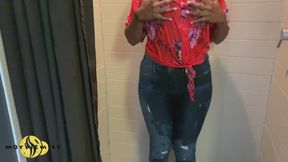 Indian Teen Takes A Golden Shower While Fully Clothed