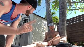 Asher Devin Outdoor Piss on Deviant Otter