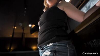 Slutty Blonde Bartender Gets Bombed Raw In Virtual POV