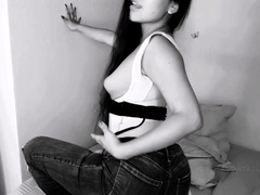 Hottest brunette solo webcam masturbation 2