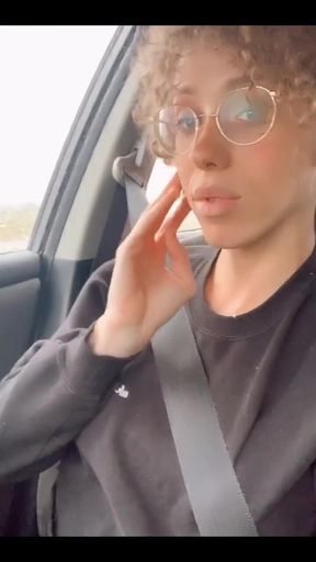 Do You Think the Other Drivers Know My Clitty Is Locked and My Ass Is Plugged?