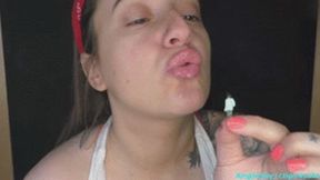 Lose in Angie's saliva wmv