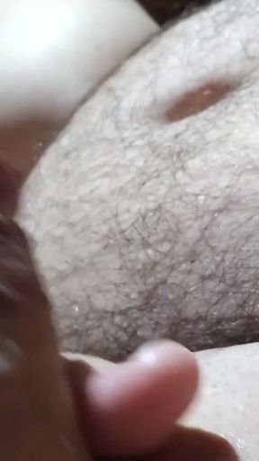 Must-see moment from &quot;Romantic handjob for husbands birthday&quot;