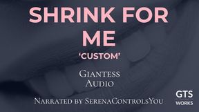 She Counted Him to Nothing — Giantess Shrinking JOI Audio Scale Descent Domme by GTS Works