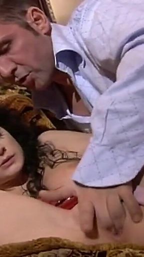 A very hot scene with hot lustful anal sex with Sybelle Watson, David Perry