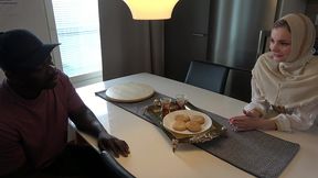 hijabi wife cheating with her husband s bbc friend